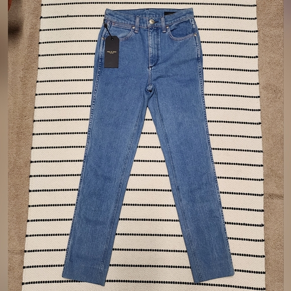 Rag & Bone Broken Mara Vintage Cigarette Women's Jeans Size 23 NWT - Picture 1 of 10